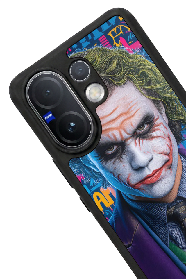 Vivo V60 Uyumlu Joker Tasarımlı Glossy Premium Kılıf