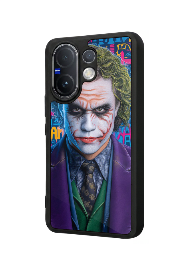 Vivo V60 Uyumlu Joker Tasarımlı Glossy Premium Kılıf