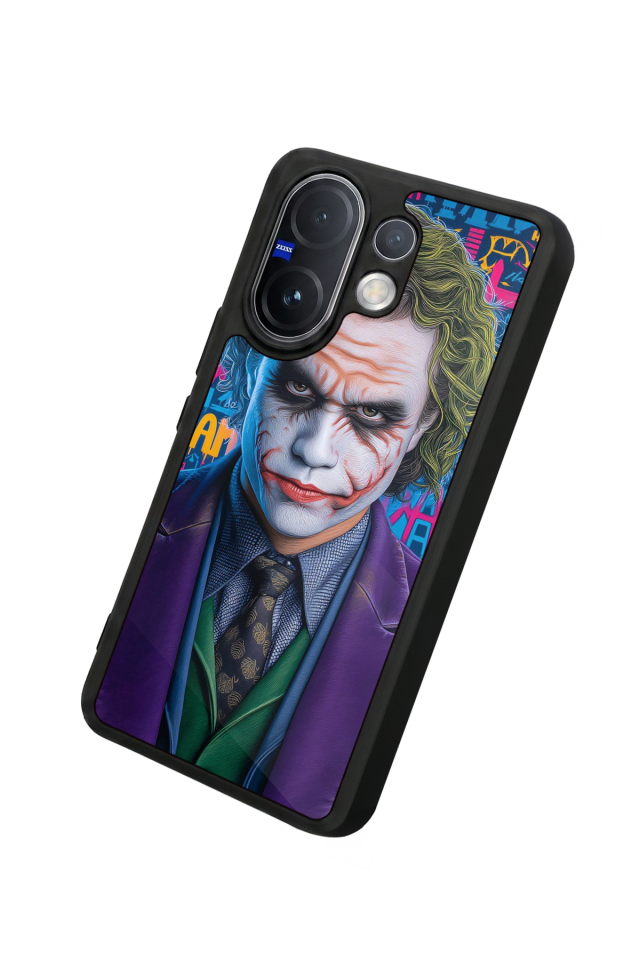 Vivo V60 Uyumlu Joker Tasarımlı Glossy Premium Kılıf