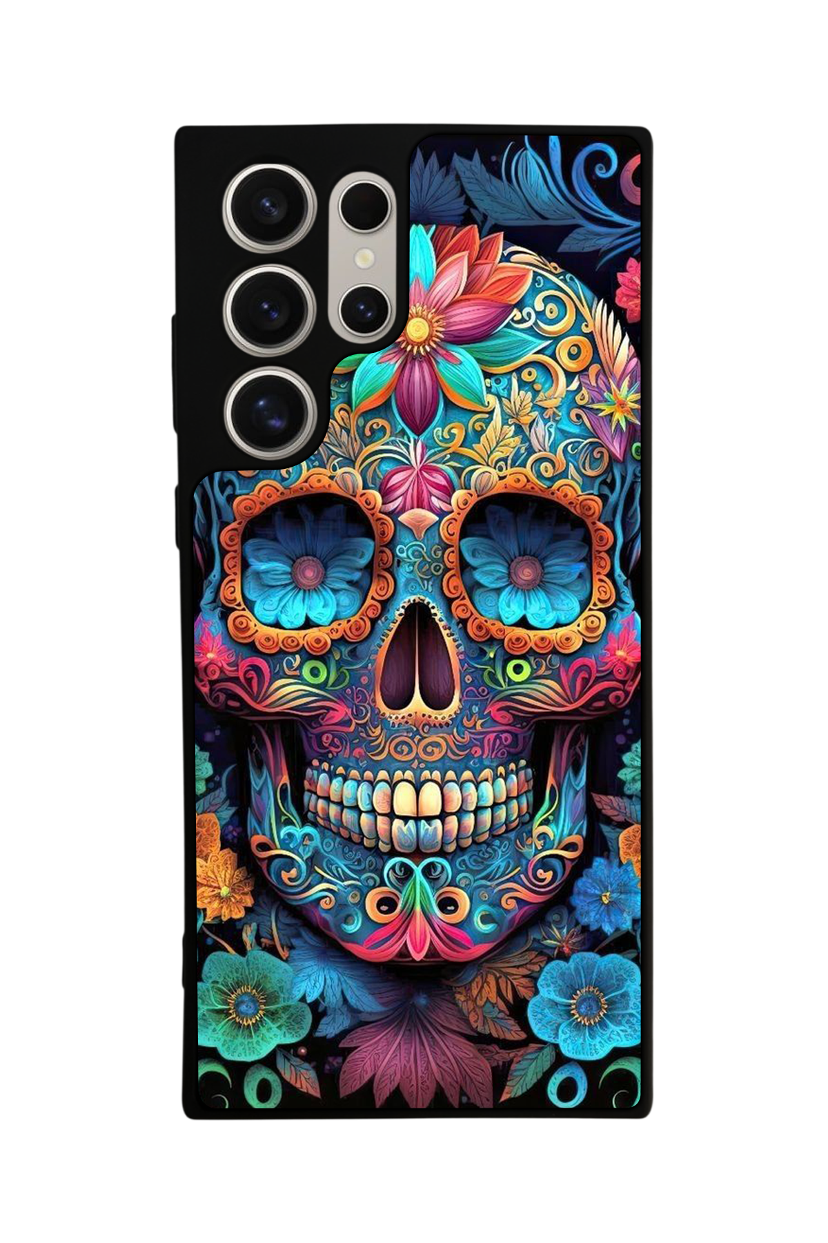 Samsung Galaxy S23 Ultra Uyumlu KuruKafa Tasarımlı Glossy Premium Kılıf