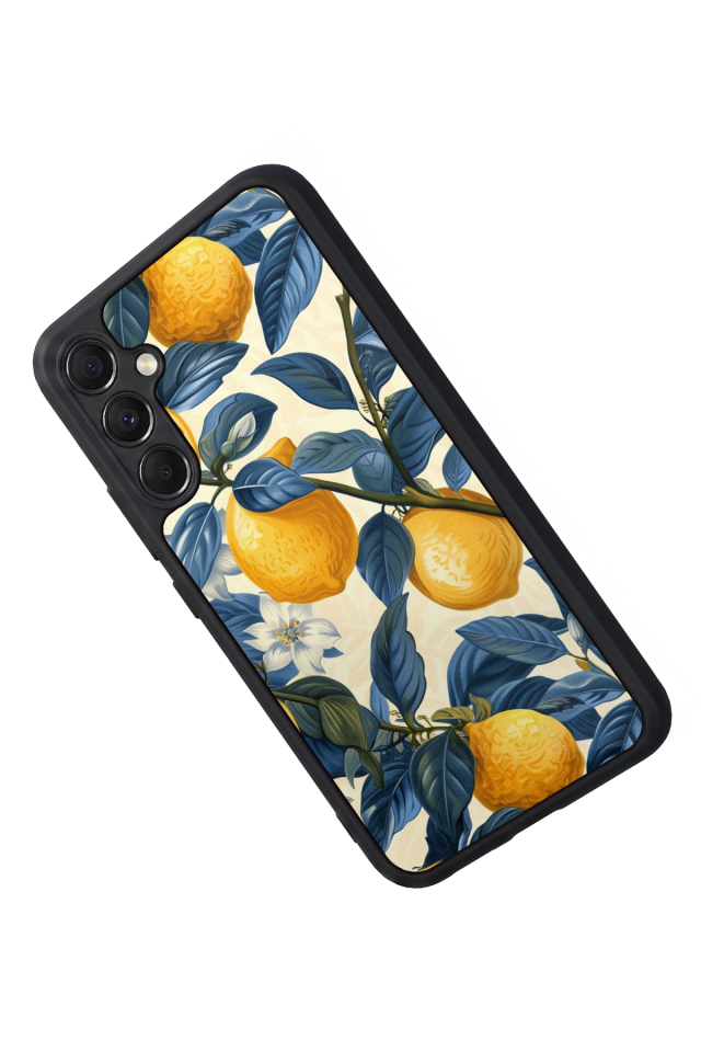 Samsung Galaxy M34 Uyumlu Limon Tasarımlı Glossy Premium Kılıf