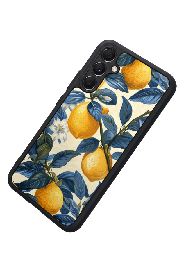 Samsung Galaxy M34 Uyumlu Limon Tasarımlı Glossy Premium Kılıf