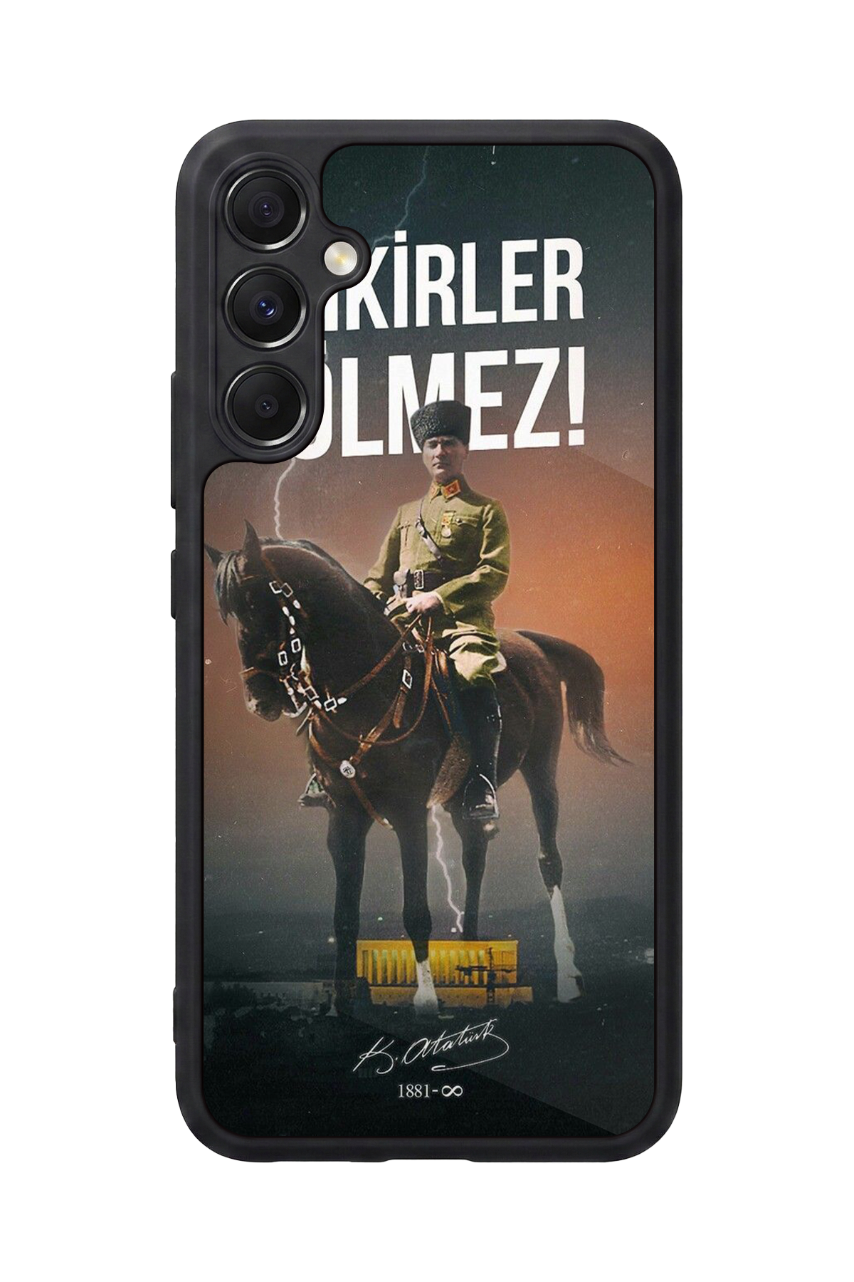 Samsung Galaxy A34 Uyumlu Mustafa Kemal Ataturk Tasarımlı Glossy Premium Kılıf