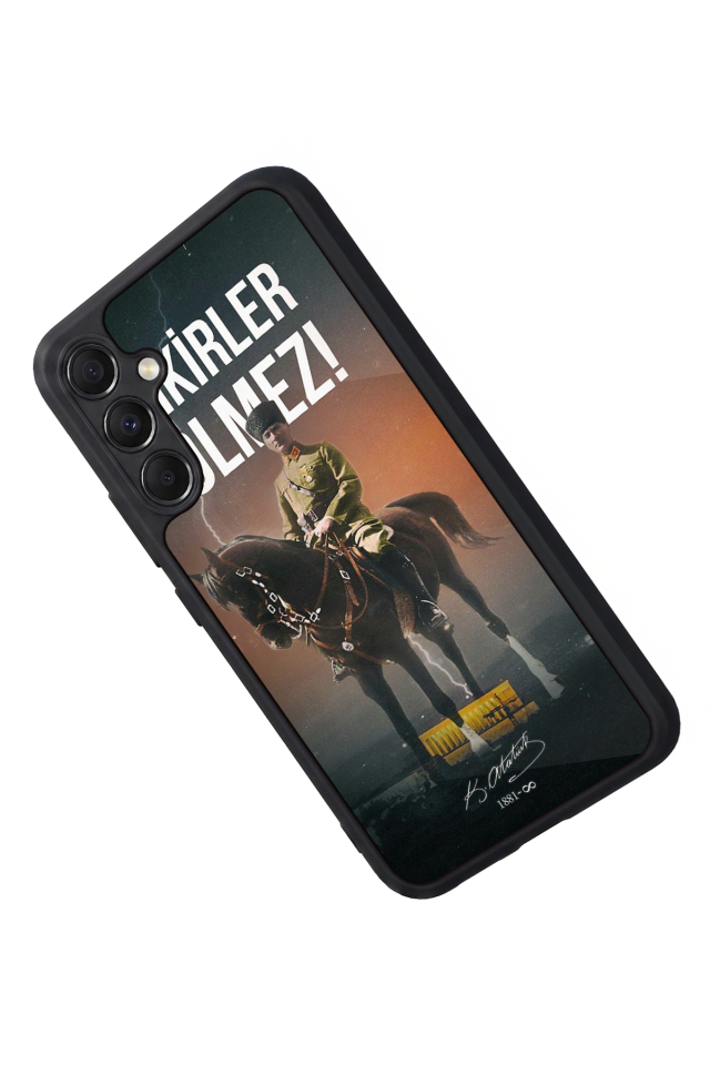 Samsung Galaxy A34 Uyumlu Mustafa Kemal Ataturk Tasarımlı Glossy Premium Kılıf