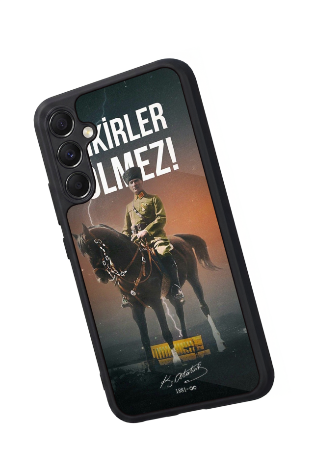 Samsung Galaxy A34 Uyumlu Mustafa Kemal Ataturk Tasarımlı Glossy Premium Kılıf