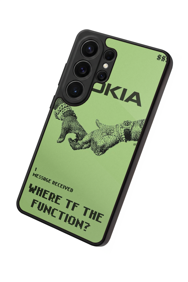 Samsung Galaxy S26 Ultra Uyumlu Nokia Tasarımlı Glossy Premium Kılıf