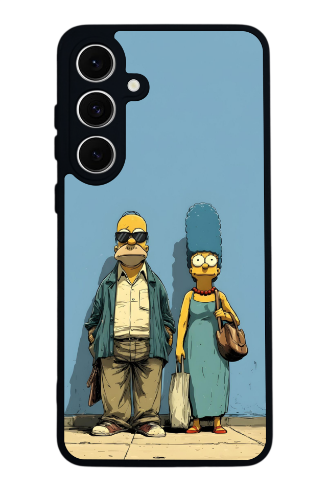 Samsung Galaxy A16 Uyumlu The Simpsons Tasarımlı Glossy Premium Kılıf