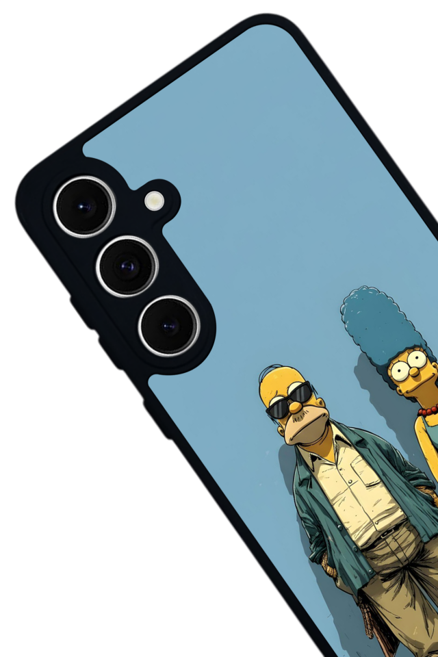 Samsung Galaxy A16 Uyumlu The Simpsons Tasarımlı Glossy Premium Kılıf