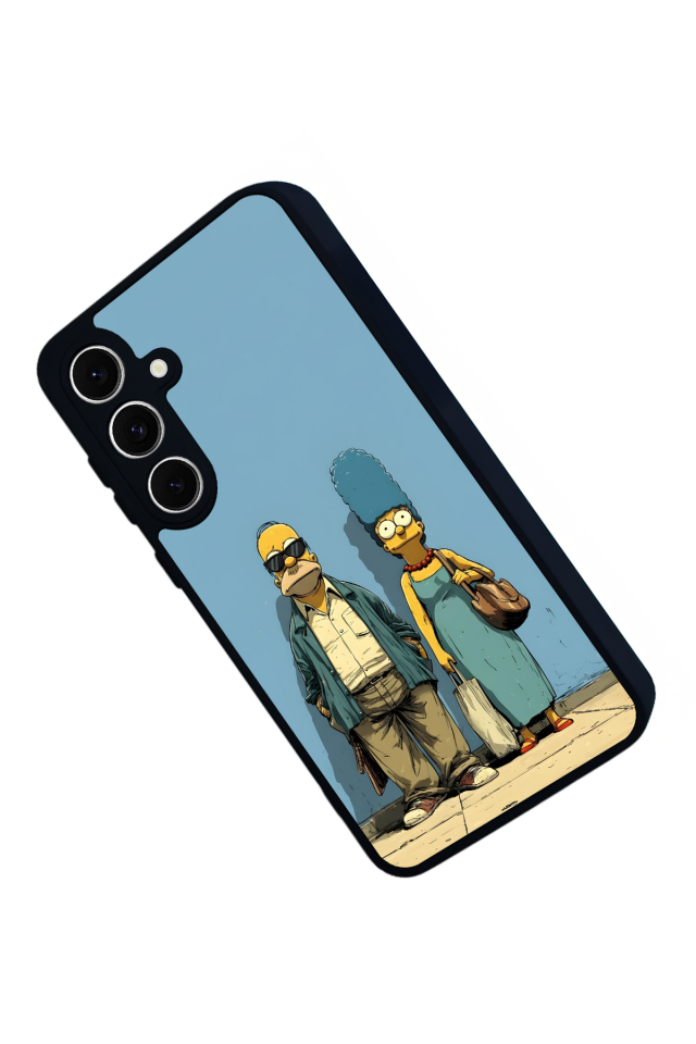 Samsung Galaxy A16 Uyumlu The Simpsons Tasarımlı Glossy Premium Kılıf