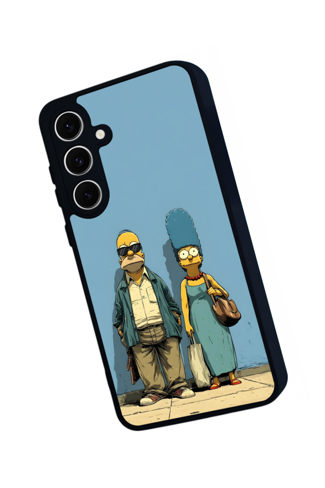 Samsung Galaxy A16 Uyumlu The Simpsons Tasarımlı Glossy Premium Kılıf
