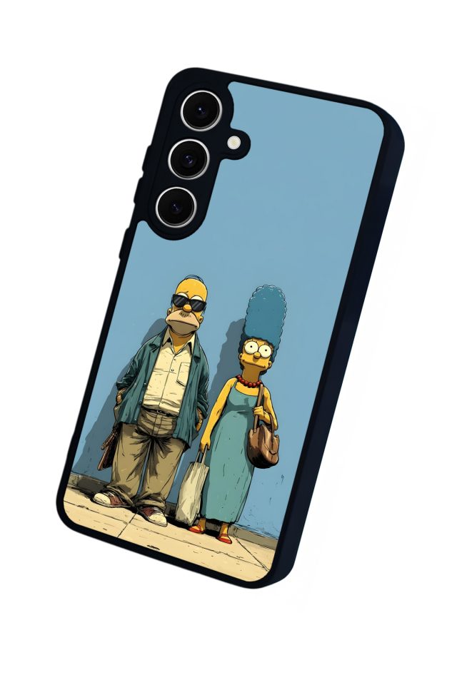 Samsung Galaxy A16 Uyumlu The Simpsons Tasarımlı Glossy Premium Kılıf