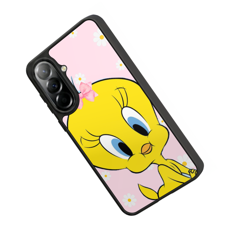 Samsung Galaxy A57 Uyumlu Yaldizli Cicek Tasarımlı Glossy Premium Kılıf