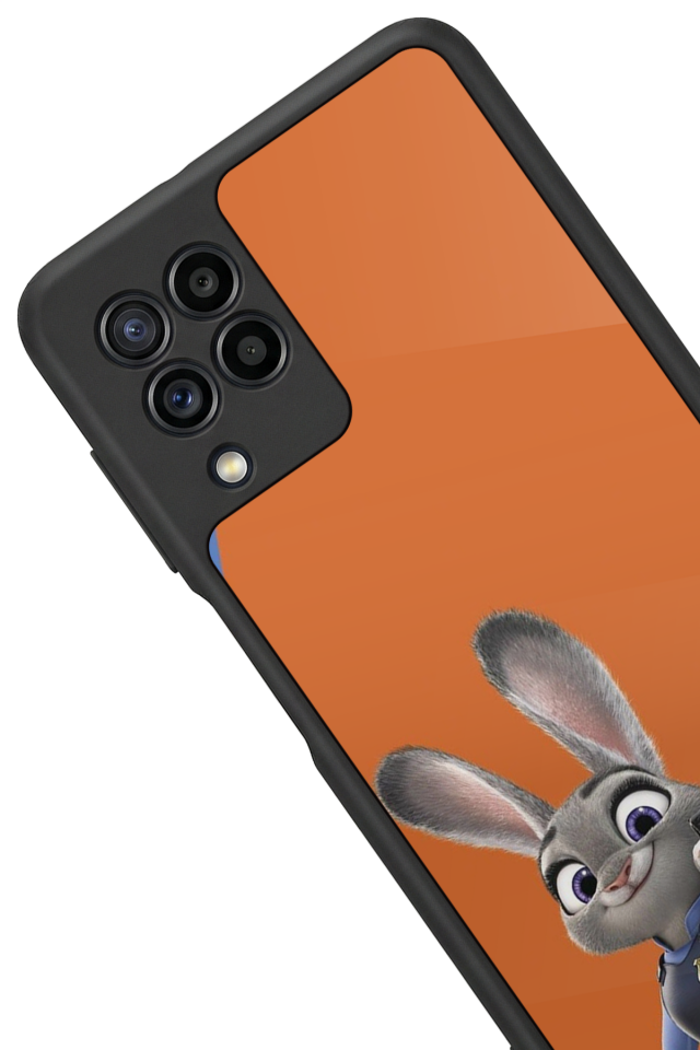 Samsung Galaxy M22 Uyumlu Zootropolis Tasarımlı Glossy Premium Kılıf