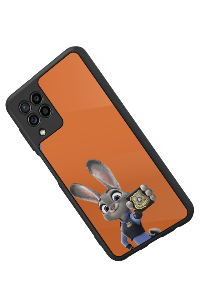 Samsung Galaxy M22 Uyumlu Zootropolis Tasarımlı Glossy Premium Kılıf