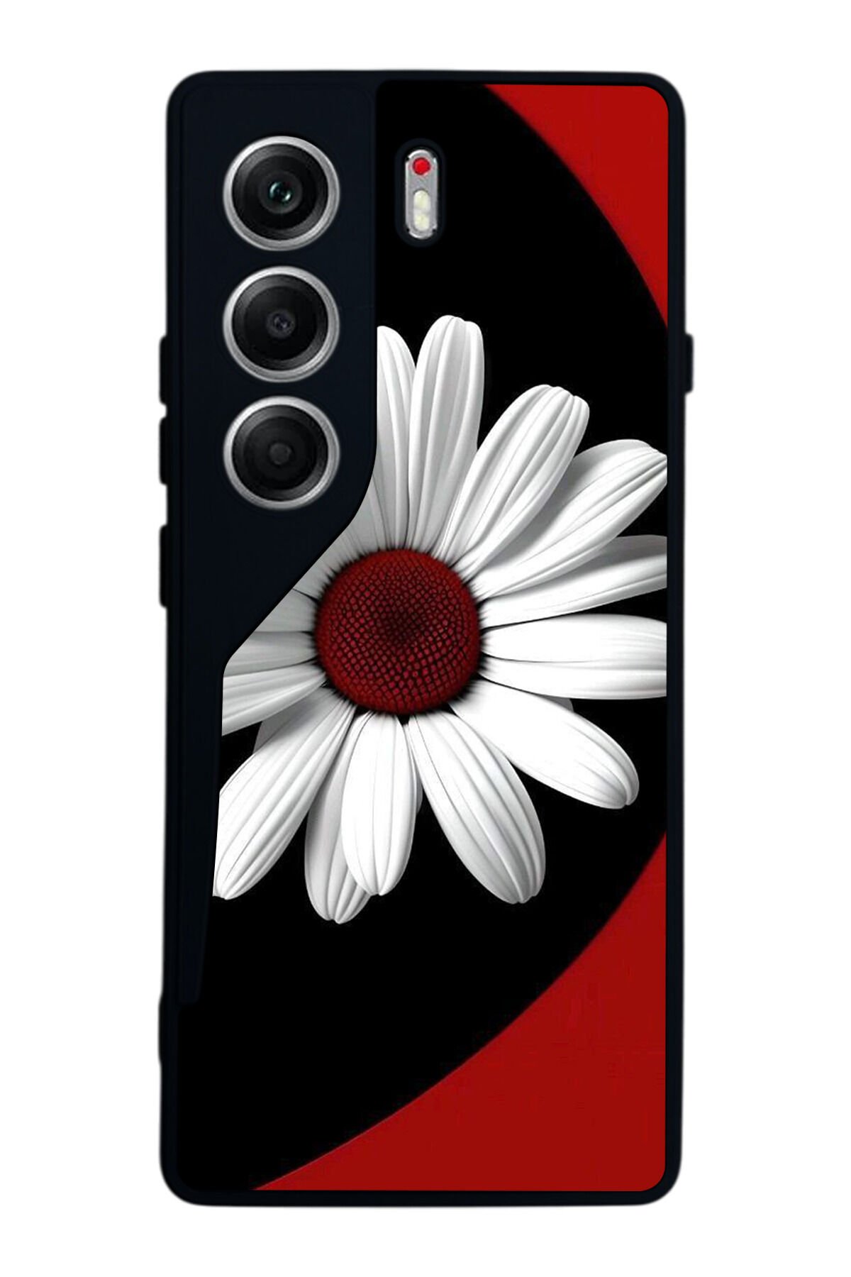 Tecno Camon 40 Uyumlu Cicek Tasarımlı Glossy Premium Kılıf