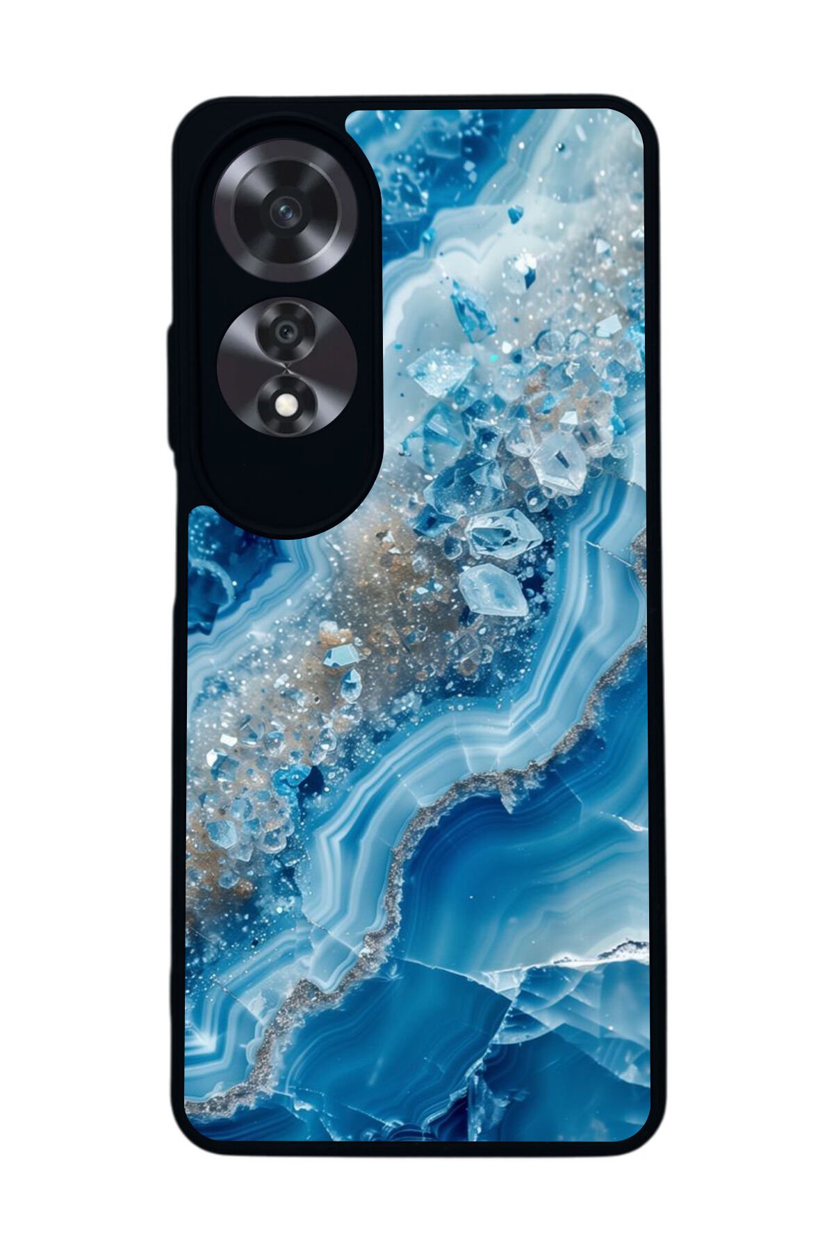 Oppo A60 Mat Siyah uyumlu Kılıf – Yumuşak Silikon, Koruyucu, Şok Emici Kapak