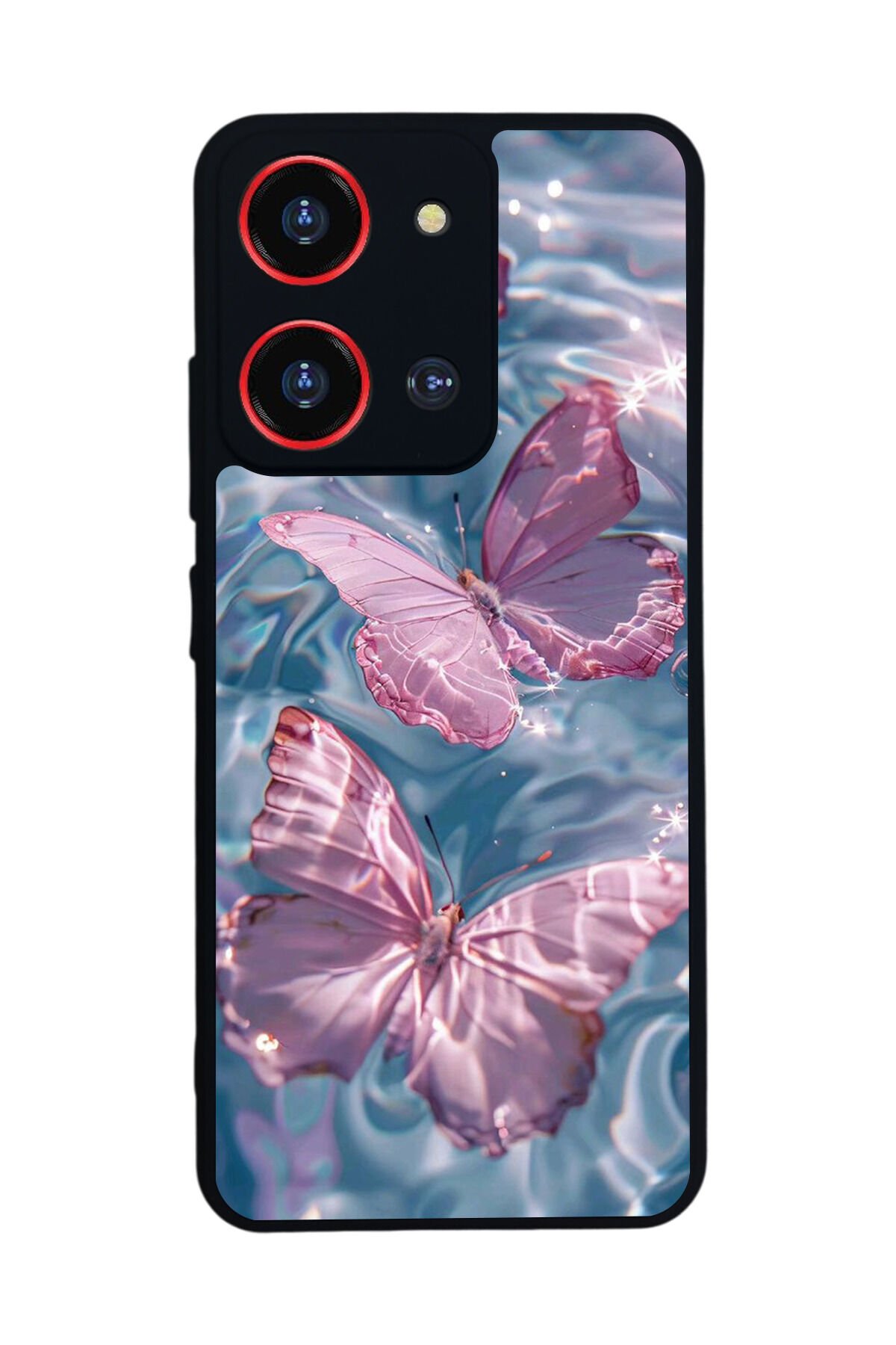 Reeder S19 Max Pro S ZOOM Uyumlu Kelebek Tasarımlı Glossy Premium Kılıf