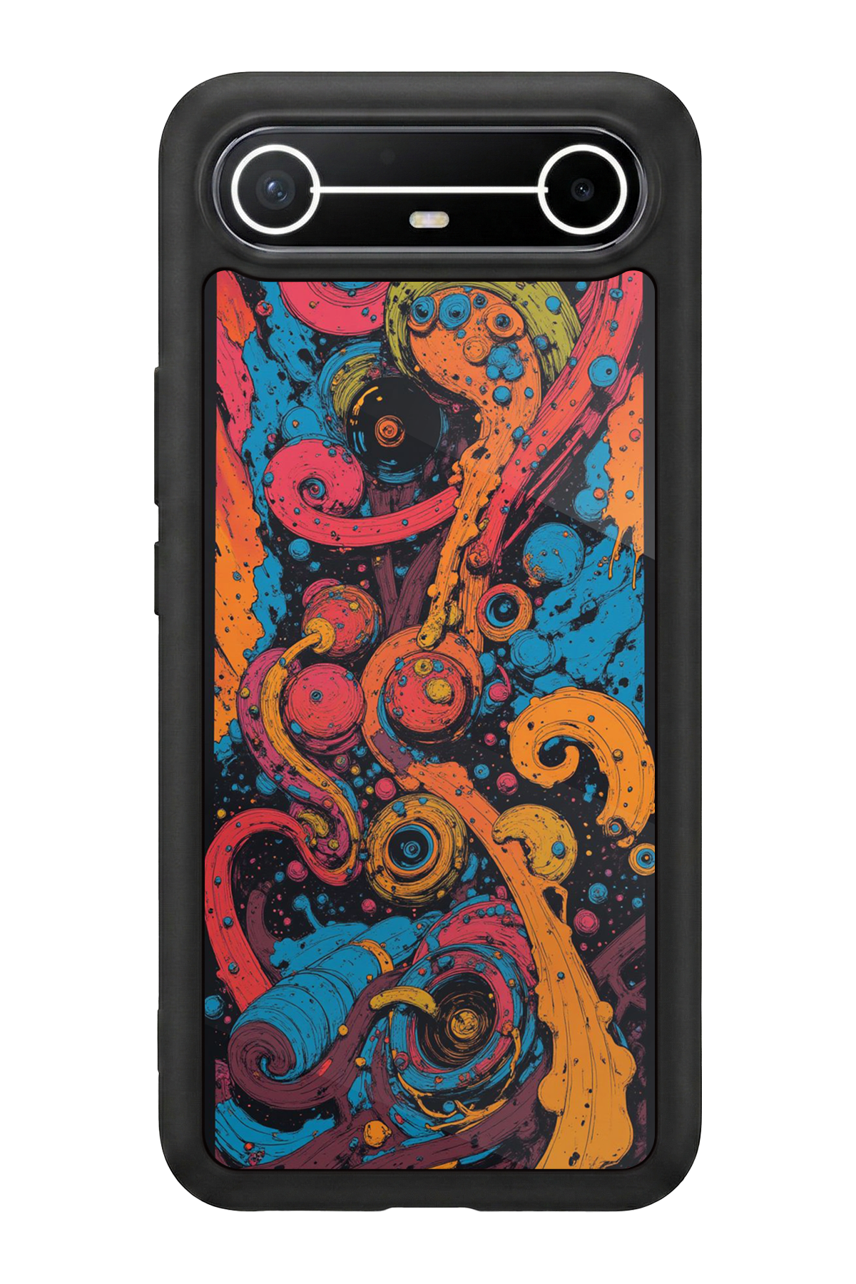 Tecno Spark Slim 5G Uyumlu Abstract Tasarımlı Glossy Premium Kılıf