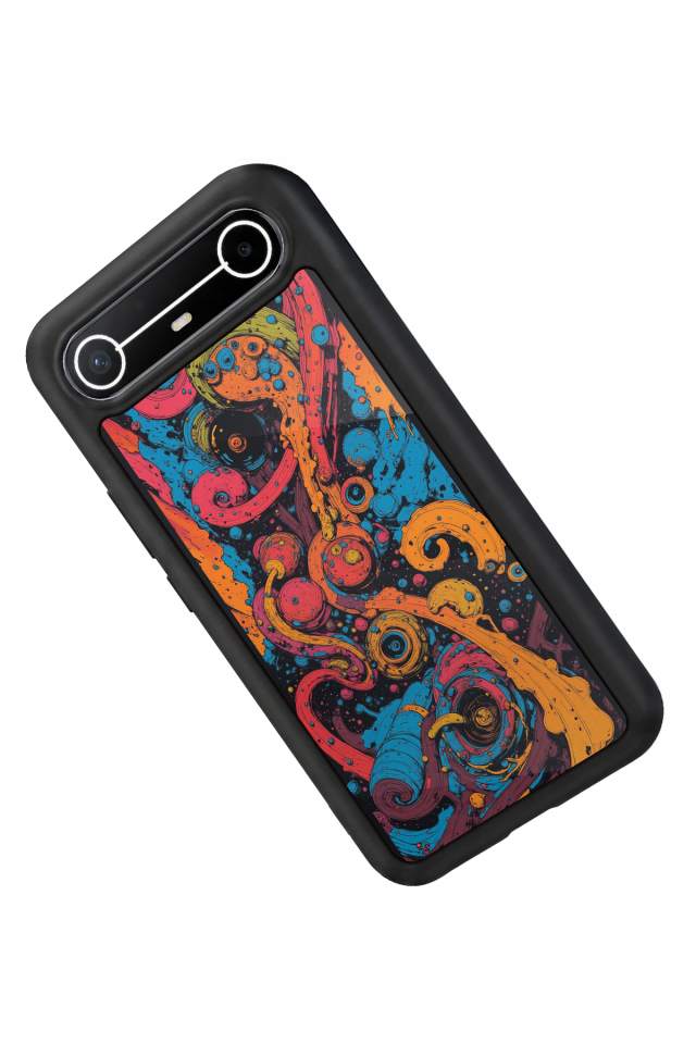 Tecno Spark Slim 5G Uyumlu Abstract Tasarımlı Glossy Premium Kılıf
