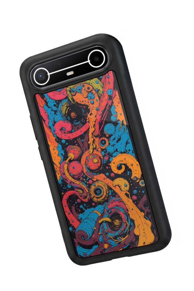 Tecno Spark Slim 5G Uyumlu Abstract Tasarımlı Glossy Premium Kılıf