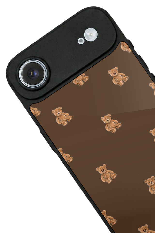 iPhone 17 Air Uyumlu Ayı Tasarımlı Glossy Premium Kılıf