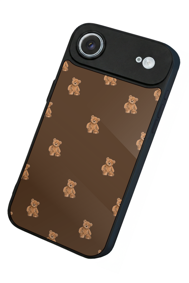 iPhone 17 Air Uyumlu Ayı Tasarımlı Glossy Premium Kılıf