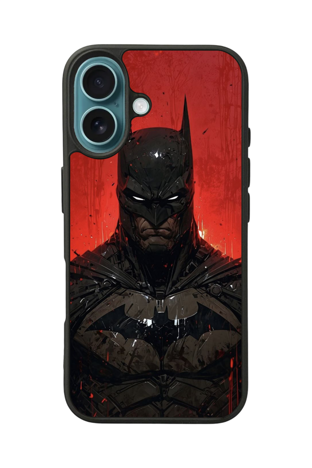iPhone 16 Uyumlu Batman Tasarımlı Glossy Premium Kılıf