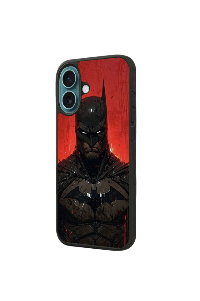 iPhone 16 Uyumlu Batman Tasarımlı Glossy Premium Kılıf