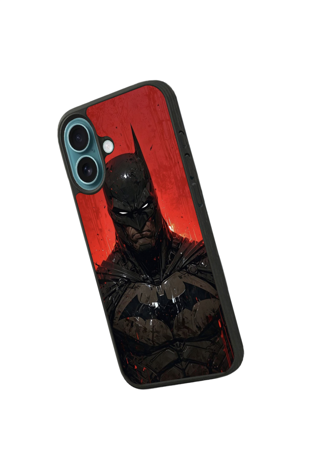 iPhone 16 Uyumlu Batman Tasarımlı Glossy Premium Kılıf