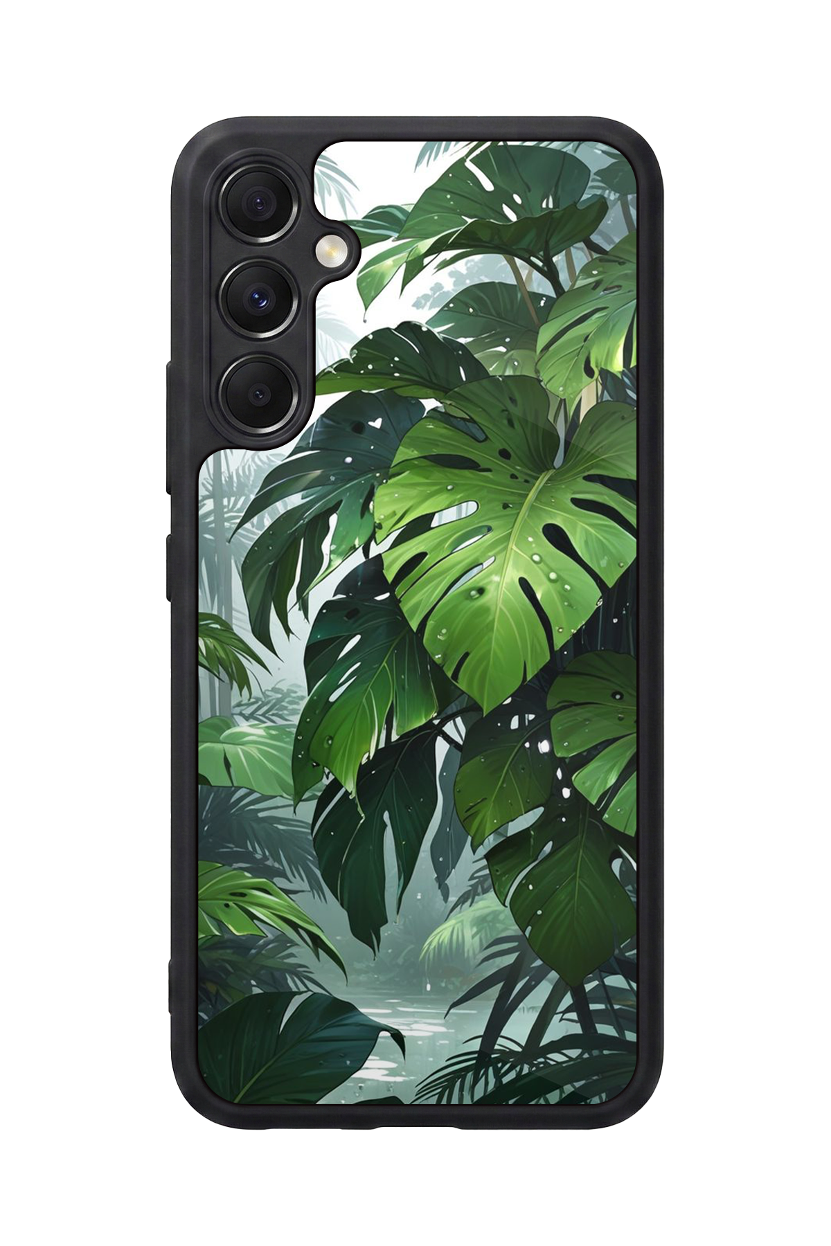 Samsung Galaxy A34 Uyumlu Botanik Tasarımlı Glossy Premium Kılıf