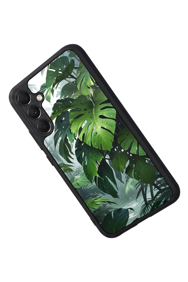 Samsung Galaxy A34 Uyumlu Botanik Tasarımlı Glossy Premium Kılıf