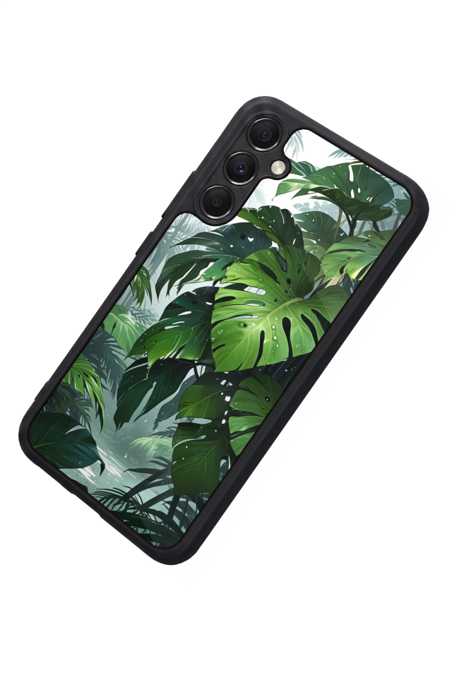 Samsung Galaxy A34 Uyumlu Botanik Tasarımlı Glossy Premium Kılıf