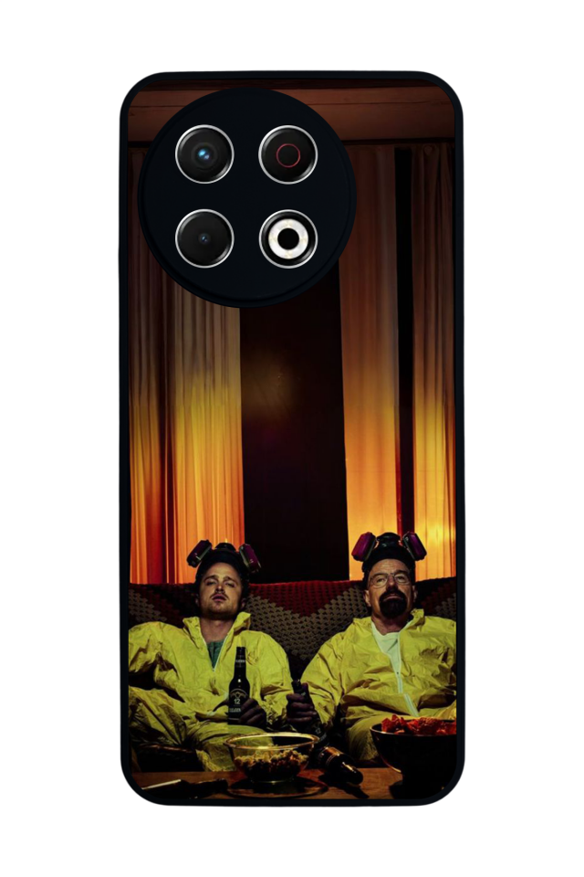 Tecno Spark 30 Pro Uyumlu BreakingBad Tasarımlı Glossy Premium Kılıf