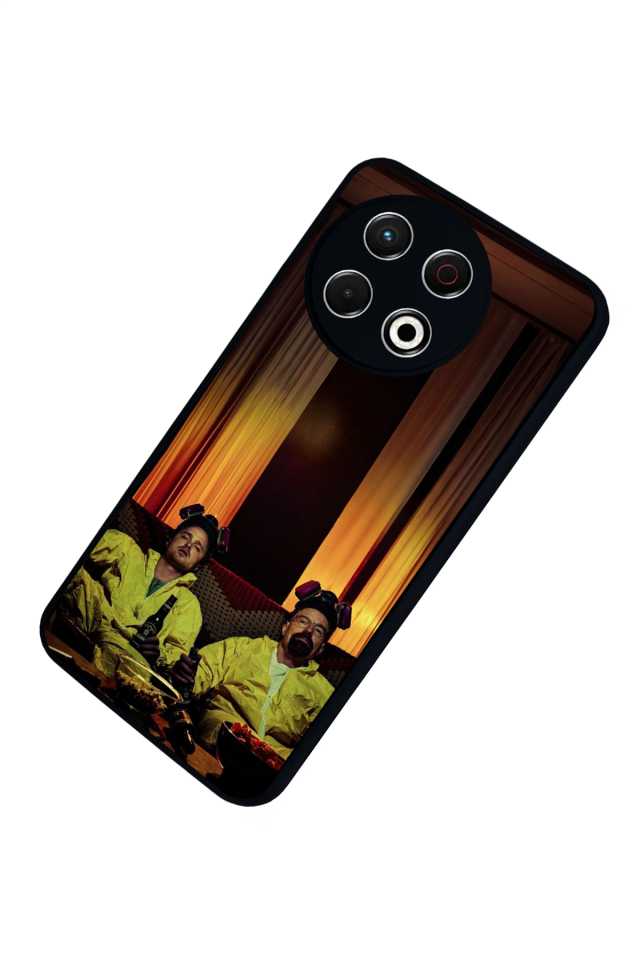 Tecno Spark 30 Pro Uyumlu BreakingBad Tasarımlı Glossy Premium Kılıf