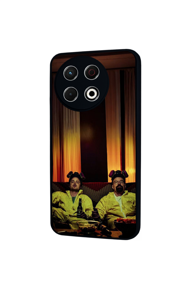 Tecno Spark 30 Pro Uyumlu BreakingBad Tasarımlı Glossy Premium Kılıf