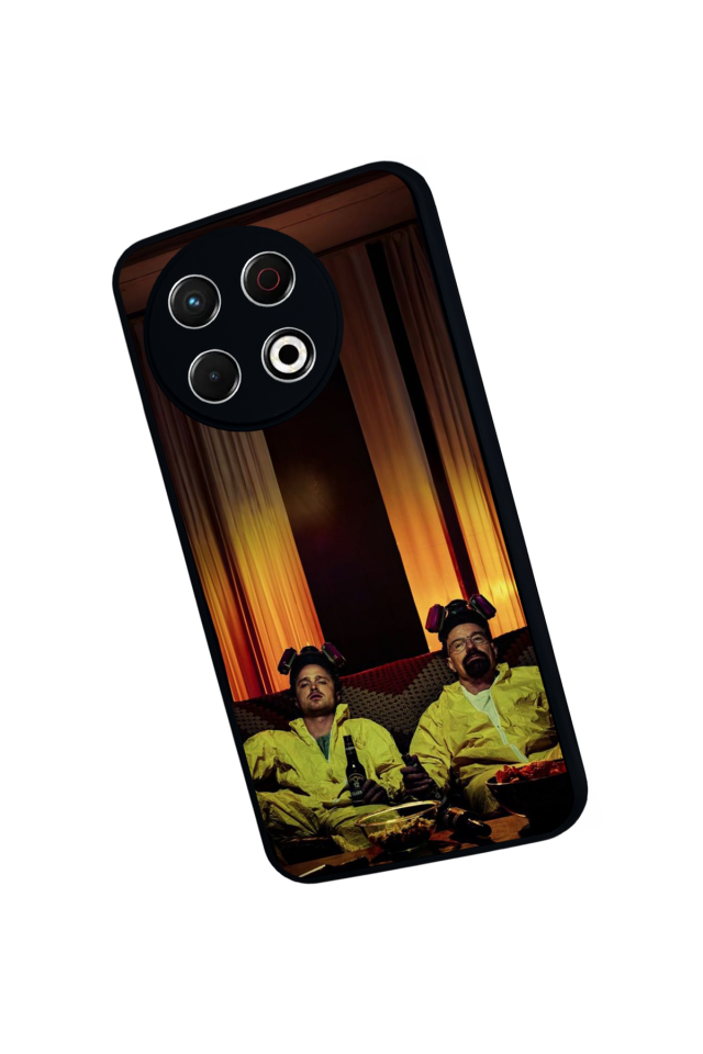 Tecno Spark 30 Pro Uyumlu BreakingBad Tasarımlı Glossy Premium Kılıf