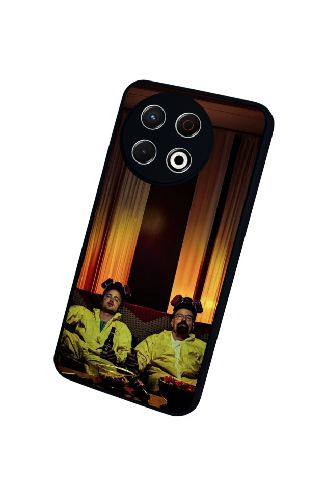 Tecno Spark 30 Pro Uyumlu BreakingBad Tasarımlı Glossy Premium Kılıf