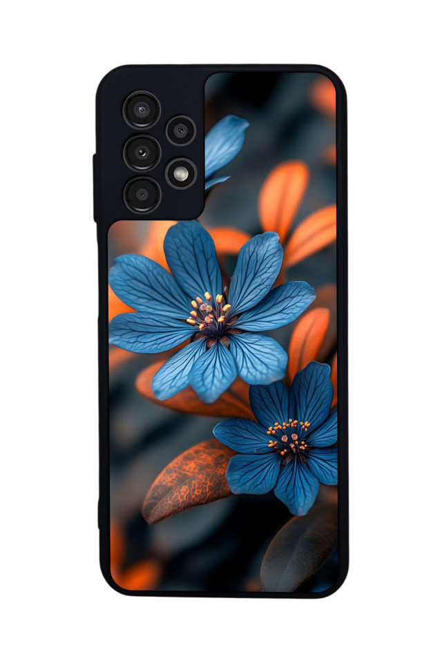 Samsung Galaxy A23 Uyumlu Cicek Tasarımlı Glossy Premium Kılıf