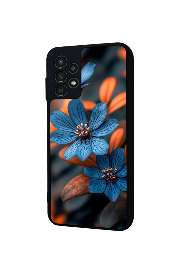 Samsung Galaxy A23 Uyumlu Cicek Tasarımlı Glossy Premium Kılıf