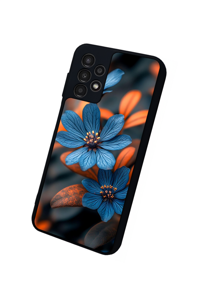 Samsung Galaxy A23 Uyumlu Cicek Tasarımlı Glossy Premium Kılıf