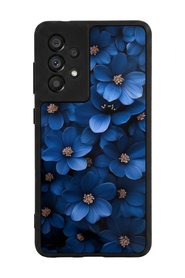 Samsung Galaxy A73 Uyumlu Cicek Tasarımlı Glossy Premium Kılıf