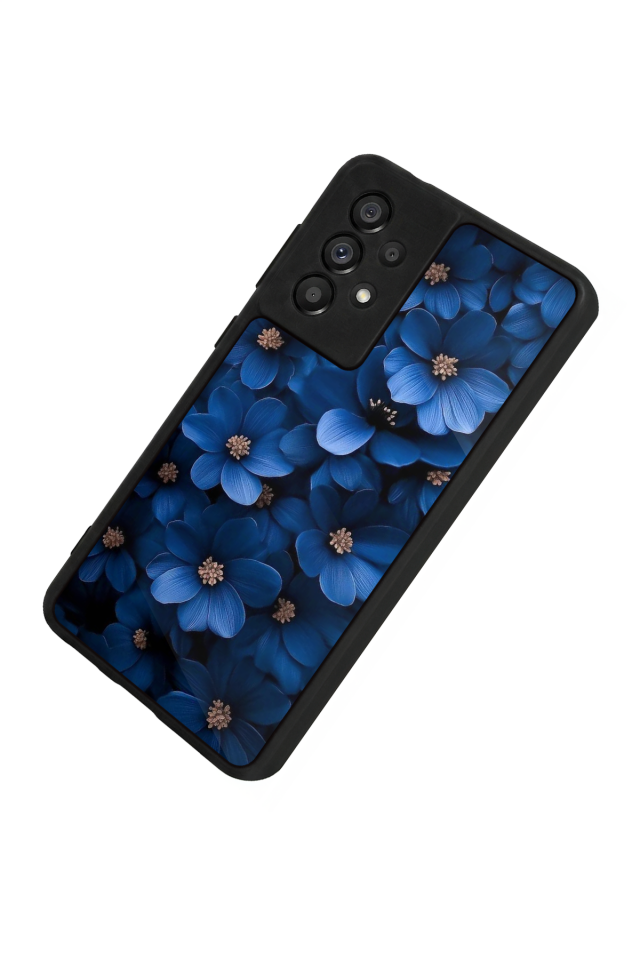 Samsung Galaxy A73 Uyumlu Cicek Tasarımlı Glossy Premium Kılıf