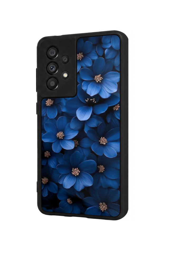 Samsung Galaxy A73 Uyumlu Cicek Tasarımlı Glossy Premium Kılıf
