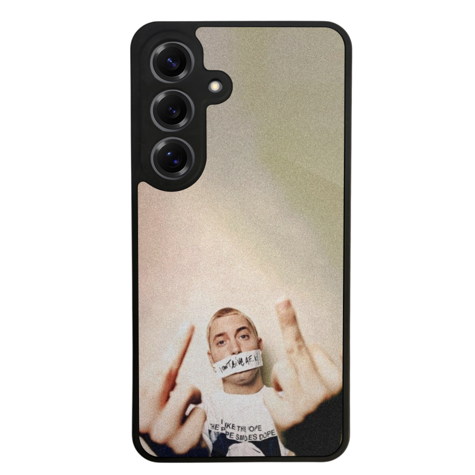 Samsung Galaxy S25 Uyumlu Eminem Tasarımlı Glossy Premium Kılıf