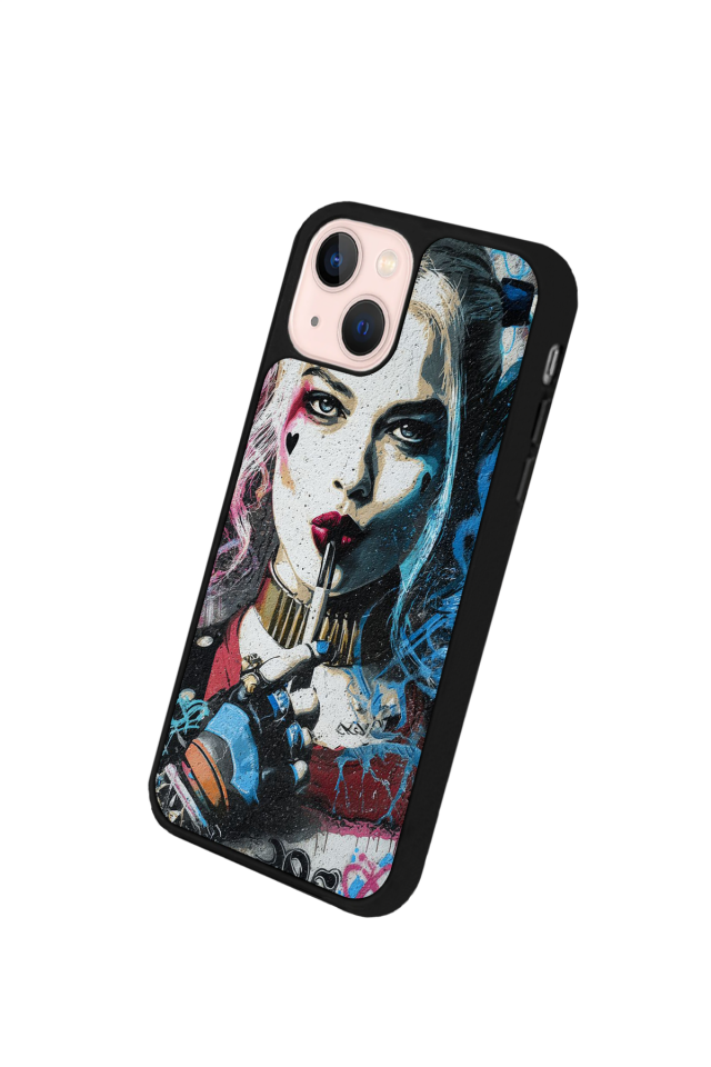 iPhone 15 Plus Uyumlu HarleyQueen Tasarımlı Glossy Premium Kılıf