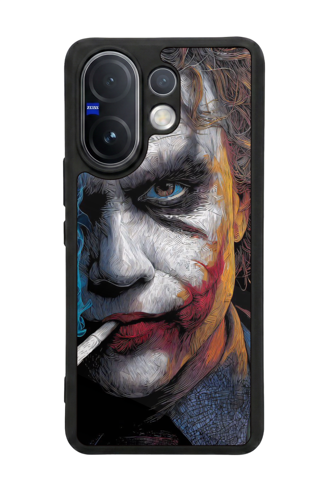 Vivo V60 Uyumlu Joker Tasarımlı Glossy Premium Kılıf