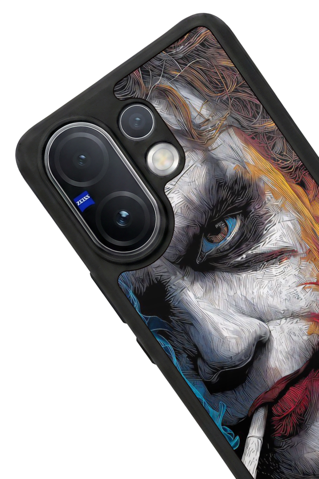 Vivo V60 Uyumlu Joker Tasarımlı Glossy Premium Kılıf