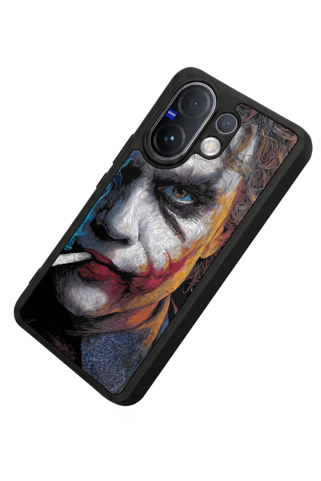 Vivo V60 Uyumlu Joker Tasarımlı Glossy Premium Kılıf
