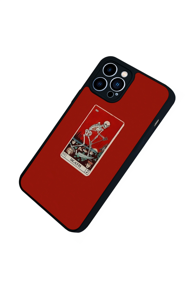 iPhone 13 Pro Max Uyumlu Kirmizi Tasarımlı Glossy Premium Kılıf