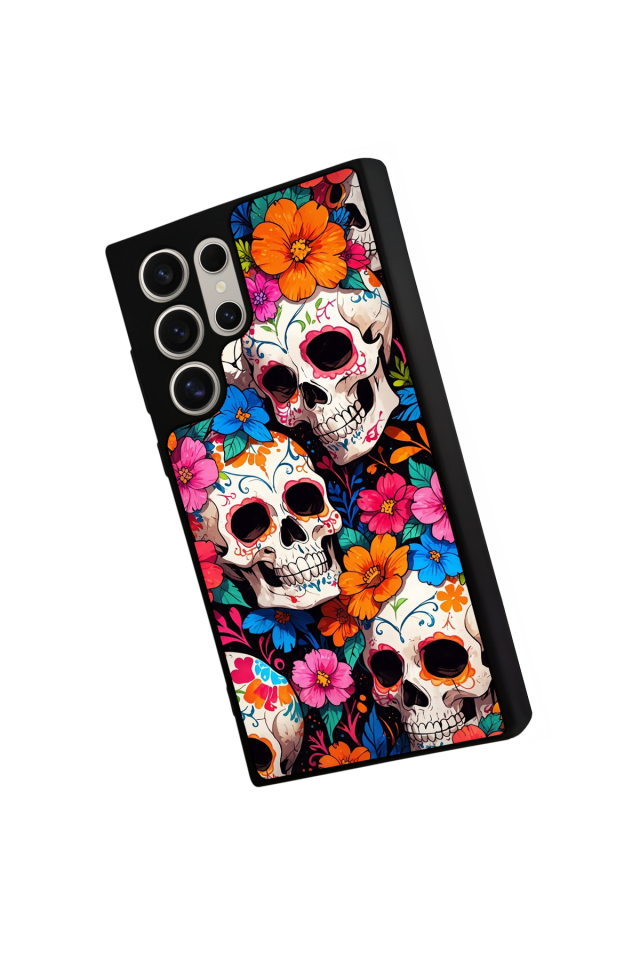 Samsung Galaxy S23 Ultra Uyumlu KuruKafa Tasarımlı Glossy Premium Kılıf